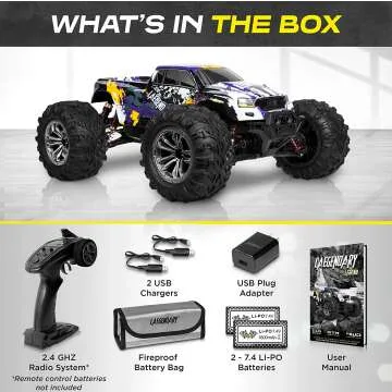 Fast 4x4 RC Cars - Off-Road Waterproof Truck