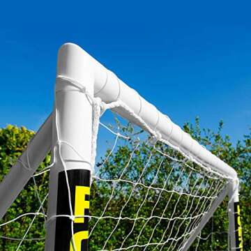 FORZA Backyard Soccer Goals – Premium Weatherproof PVC Goals (Single Goal) for Kids & Adults – Quick Assembly (Locking, 6ft x 4ft)