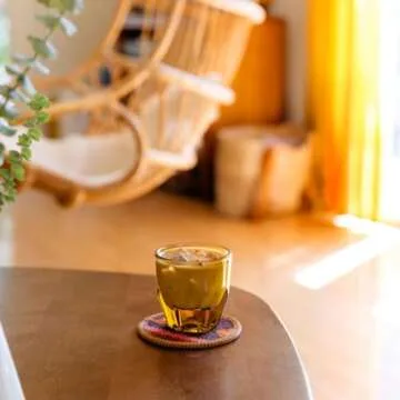 notNeutral Vero Glass Cappuccino, 6 oz., Amber (1)