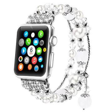 TOMAZON Bracelet Band Compatible for Apple Watch Band 38mm 40mm 41mm Series SE 7 6 5 4 3 2 1, Fashio...