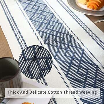 LUFEIJIASHI Elegant Woven Table Runner for All Occasions