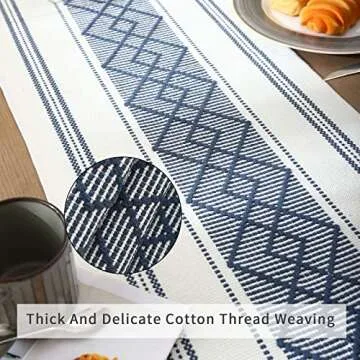 LUFEIJIASHI Elegant Woven Table Runner for All Occasions