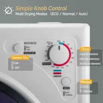 ROVSUN Portable Clothes Dryer Fast Efficient Space Saving