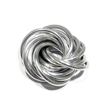 Möbii Fidget Ball (Solid Color): Quiet Mobius ADHD Anxiety Stim Stress Relief Toy Tool for Home Tra...