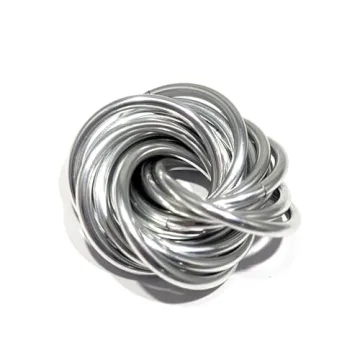 Möbii Fidget Ball (Solid Color): Quiet Mobius ADHD Anxiety Stim Stress Relief Toy Tool for Home Tra...