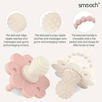 Soothipop Silicone Teething Toys - Soft Relief for Babies