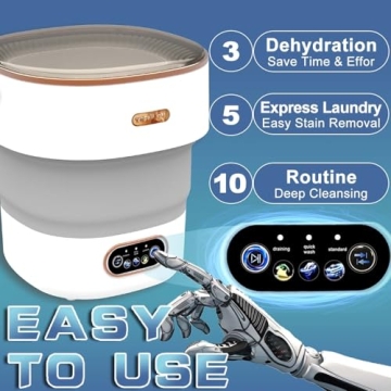 16L Portable Mini Washing Machine for Travel & Home