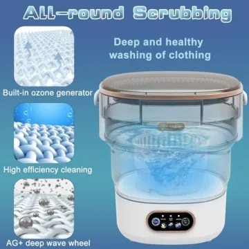16L Portable Mini Washing Machine for Travel & Home