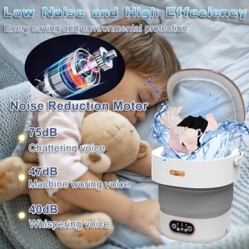 16L Portable Mini Washing Machine for Travel & Home
