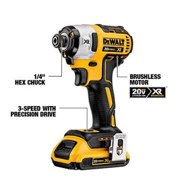 DEWALT 20V MAX Power Tool Combo Kit - 4 Tools Included