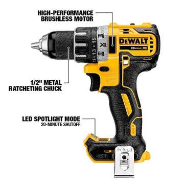 DEWALT 20V MAX Power Tool Combo Kit - 4 Tools Included