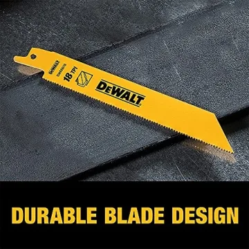 DEWALT 6-Piece Reciprocating Saw Blade Set for Cutting
