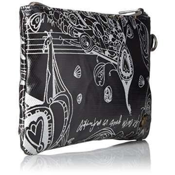 Sakroots Charging Wristlet, Metallic Songbird