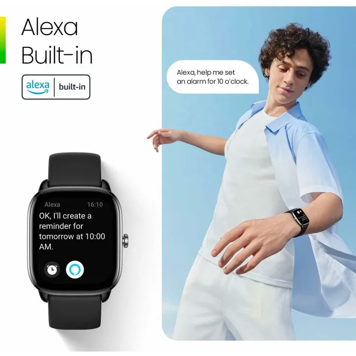 Amazfit GTS 4 Mini Smart Watch with Alexa & GPS