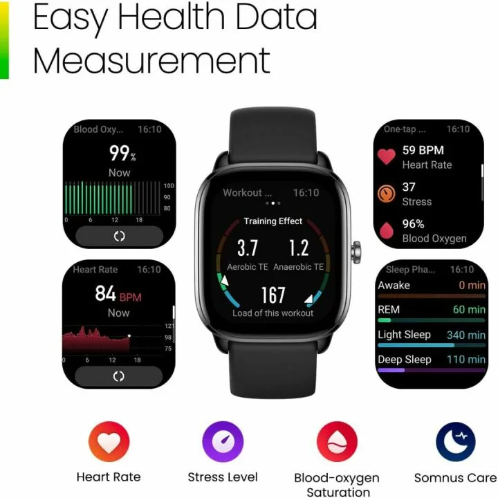 Amazfit GTS 4 Mini Smart Watch with Alexa & GPS