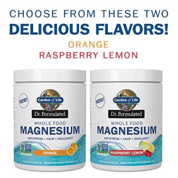 Garden of Life Magnesium Powder - Vegan, Non-GMO, Gluten Free