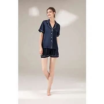 Luxurious LEPTON Mulberry Silk Pajama Set for Women