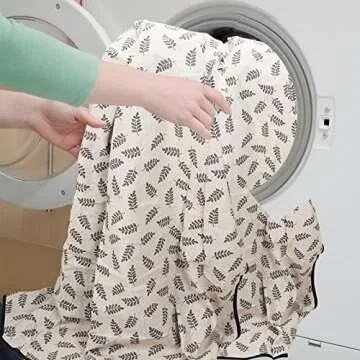 WILLOW WEAVE Beach Mat Sand Free Washable, Waterproof Camping Emergency Blankets | Picnic Baskets Accessories with Waterproof Backing and Shoulder Strap - Leaf