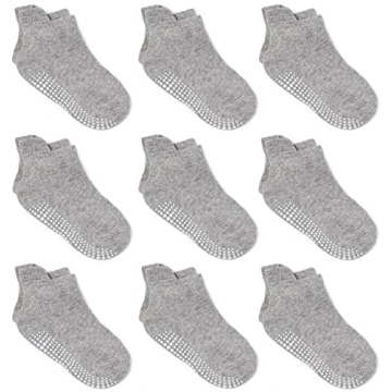 ZAPLES Baby Non Slip Grip Ankle Socks for Safe and Stylish Adventures