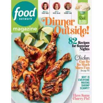 Food Network Magazine - September 2020 - Dinner Outside - 82 Recipes for Summer Nights - Chicken Can...