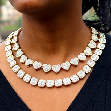 Shopbyskyler Gold Miami Cuban Link Necklace for Women