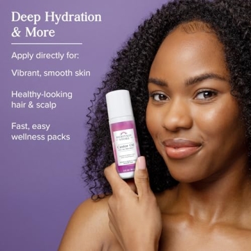 HERITAGE STORE Castor Oil Roll On for Nourishing Hydration