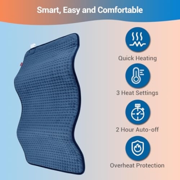 Comfytemp XXL Heating Pad for Pain Relief and Comfort