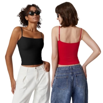 QINSEN Basic Cami Tank Top - Comfortable & Stylish