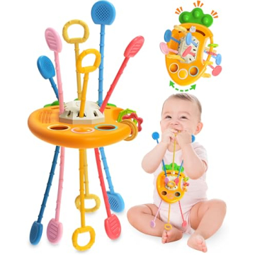 Yetonamr Baby Teething Toys - Engaging Montessori Sensory Toy for 6-36 Months