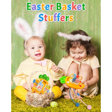 Yetonamr Baby Teething Montessori Toy for 6-36 Months