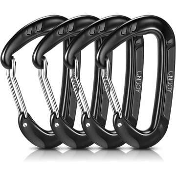Heavy Duty Carabiner Clips – 12KN & 18KN for Hiking