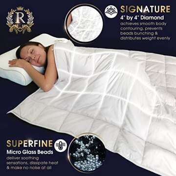 Royal Therapy Weighted Blanket for Better Sleep Quality