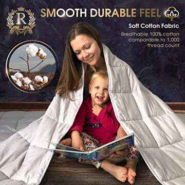 Royal Therapy Weighted Blanket for Better Sleep Quality