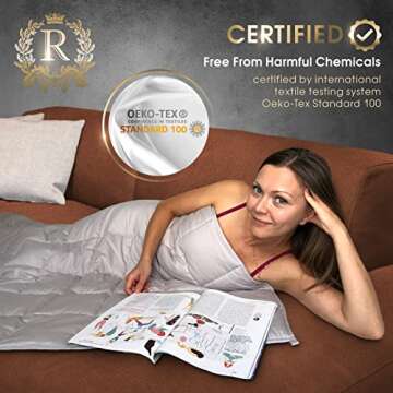 Royal Therapy Weighted Blanket for Better Sleep Quality