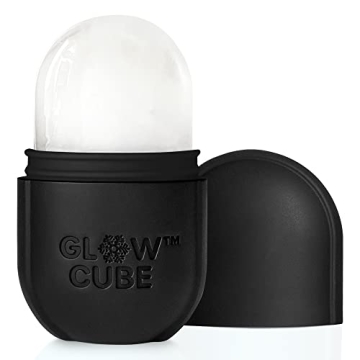 Glow Cube Ice Roller For Face Eyes and Neck To Brighten Skin & Enhance Your Natural Glow/Reusable Fa...
