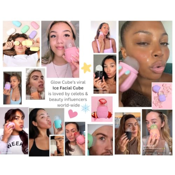 Glow Cube Ice Roller for Face Eyes Neck Skincare