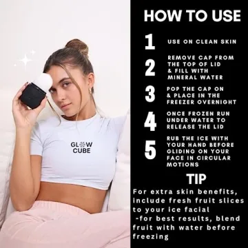 Glow Cube Ice Roller for Face Eyes Neck Skincare