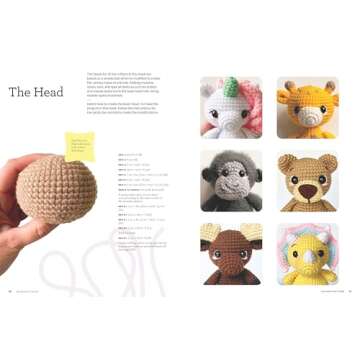 Amigurumi Friends: 20 Easy Patterns to Create 100+ Adorable Custom Crochet Critters - Explore Infinite Possibilities with Shapes, Colors, Details, and Yarns