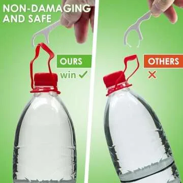 LIAMOSS Dental Floss Picks Dispenser with 308 Flossers