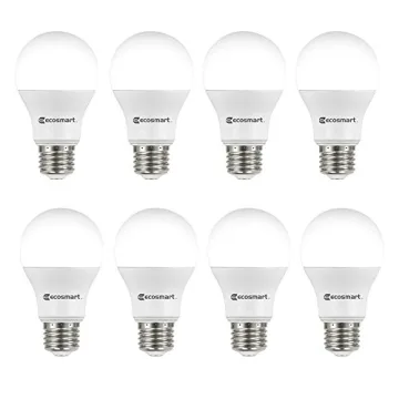 Ecosmart Energy Efficient LED A19 Light Bulbs - 8 Pack