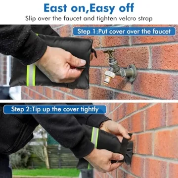 CASAJOY Outdoor Faucet Covers for Winter Freeze Protection