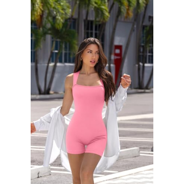 Stylish OQQ Women Strappy Romper in Trendy Colors