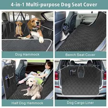 F-color Dog Car Hammock - Waterproof Pet Seat Cover