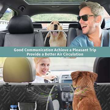 F-color Dog Car Hammock - Waterproof Pet Seat Cover