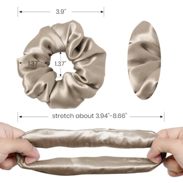 LILYSILK Silk Hair Scrunchies for Frizz & Breakage