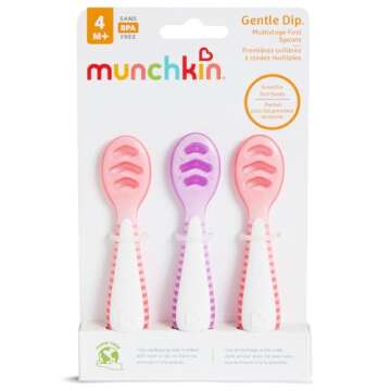 Munchkin Baby Spoons for Self Feeding - 3 Pack