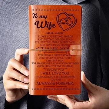 Romantic Leather Journal for Writing & Reflection