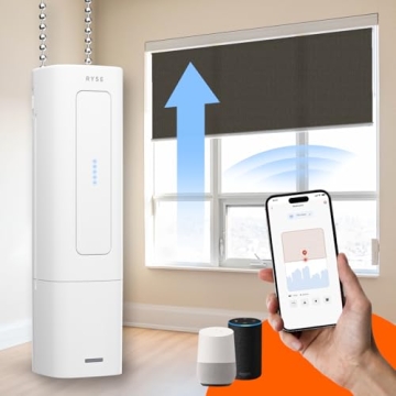 RYSE SmartShade + BatteryPack | Smart Home Smart Shades with Remote | Turn Your Current Shades into ...