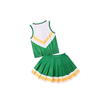 Boomtrader Women ST4 Costume Cheerleader Uniform Cosplay Hawkins High School Outfit Suit Halloween Party Dress Up