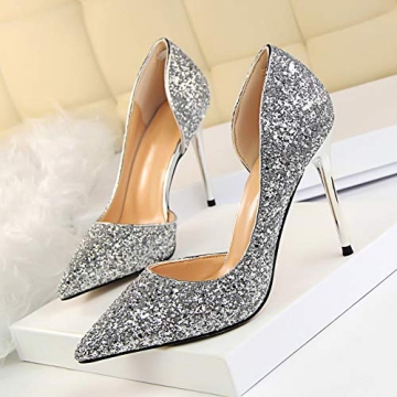 Dress First Women's Elegant Closed Toe Classic Pumps